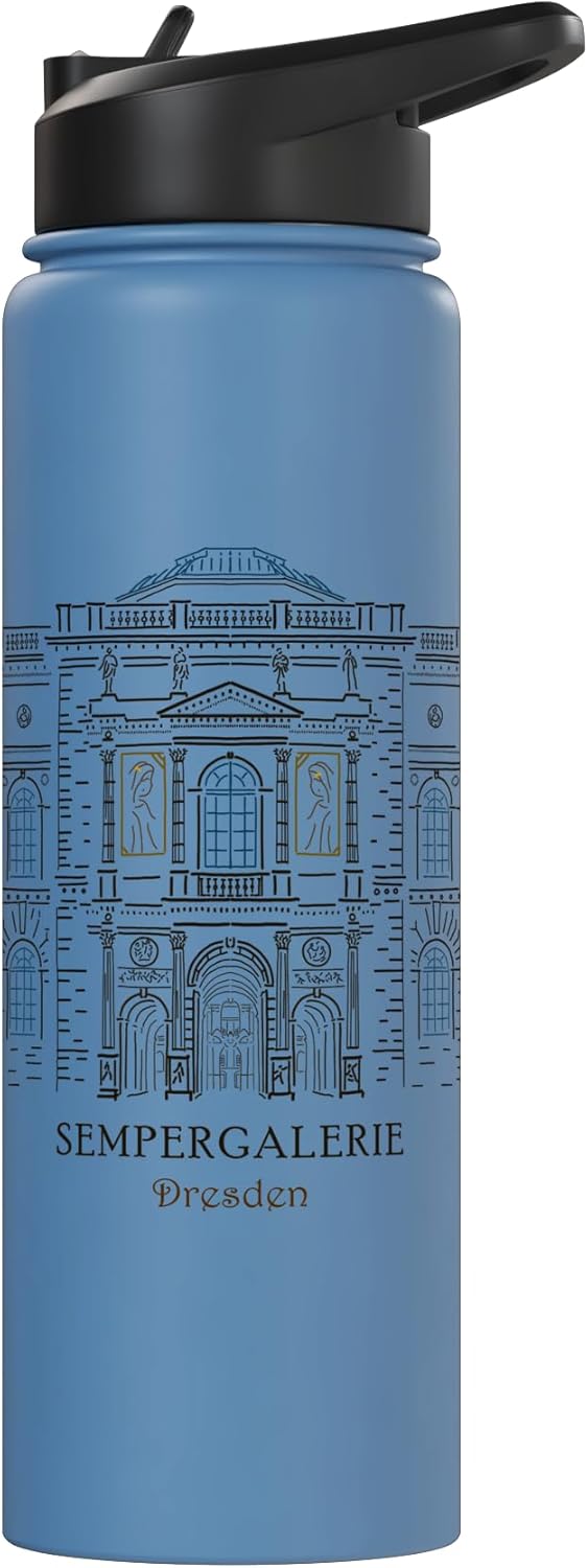 Botella de agua acero inoxidable Dresden Semper Gallery Alemania