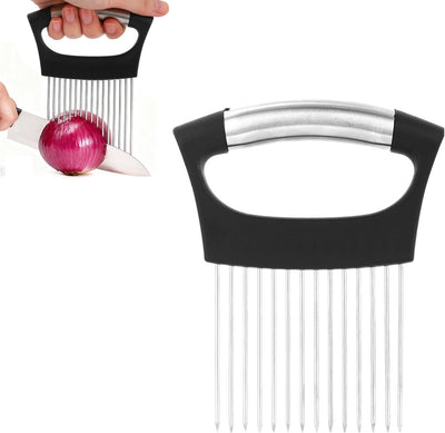 Soporte rebanar cebolla acero inox 14 agujas