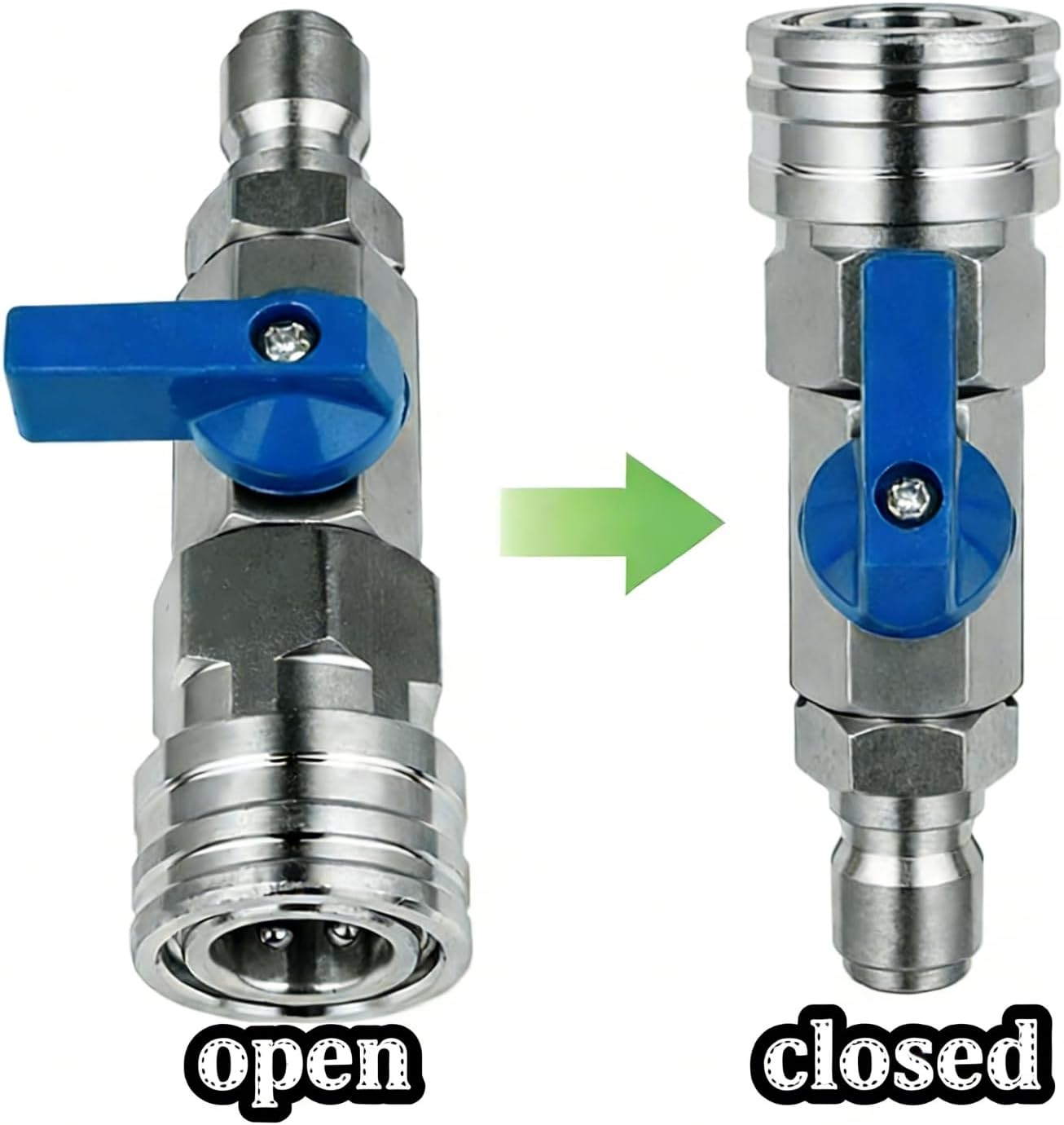 Kit válvula bola 3/8 pulg acero inox 4500psi lavadora