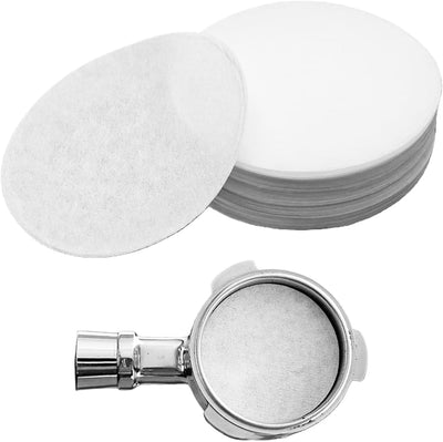 100 Filtros Espresso 2.008pulg Sin Blanquear Comp Para Cafetera