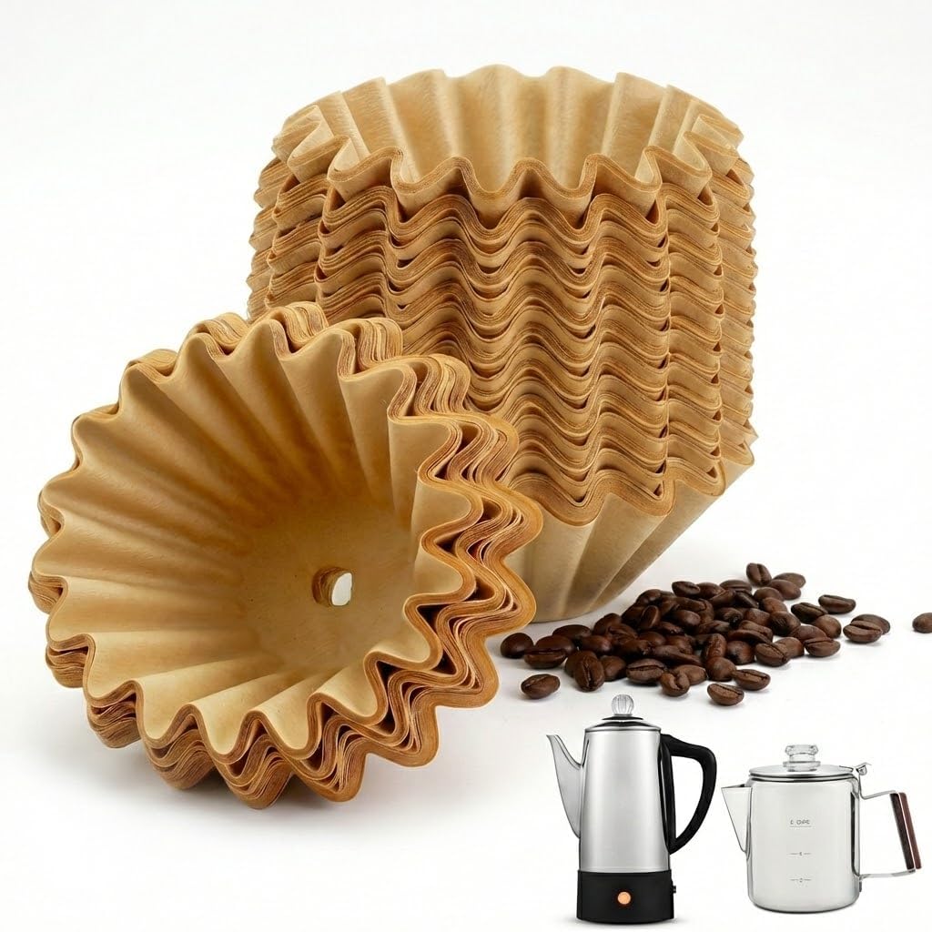 Filtros café Elite Gourmet perforados 6 tazas madera natural 250uds