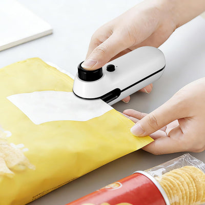 Sellador térmico 2 en 1 portátil para bolsas de plástico
