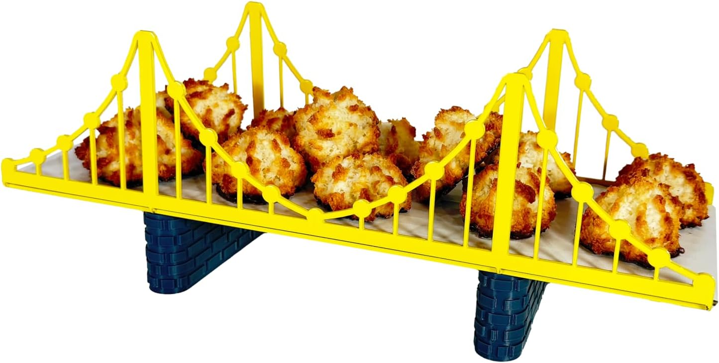 Mesa de galletas Pittsburgh con puentes de acero paquete de 3