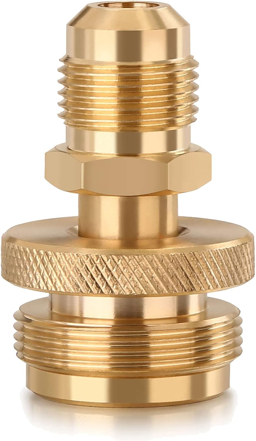 Adaptador tanque propano 1lb rosca 3/8pulg estufa camping