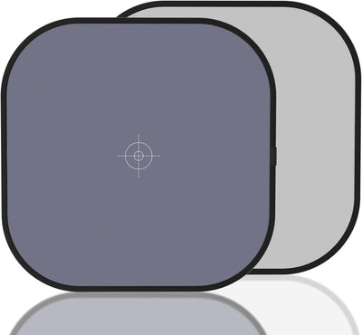 Tarjeta plegable 24x24pulg gris 18% para corrección de color