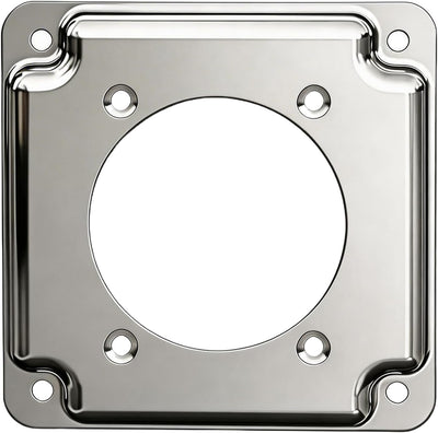Cubierta cuadrada acero industrial 4pulg para cargador NEMA 14-50