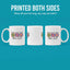 Taza de café de cerámica para coleccionista de telas de patchwork 11 oz blanco
