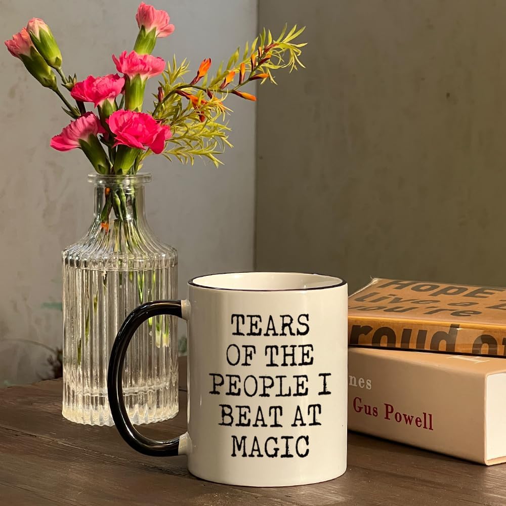 Taza de café divertida Tears of the People I Beat 11 oz