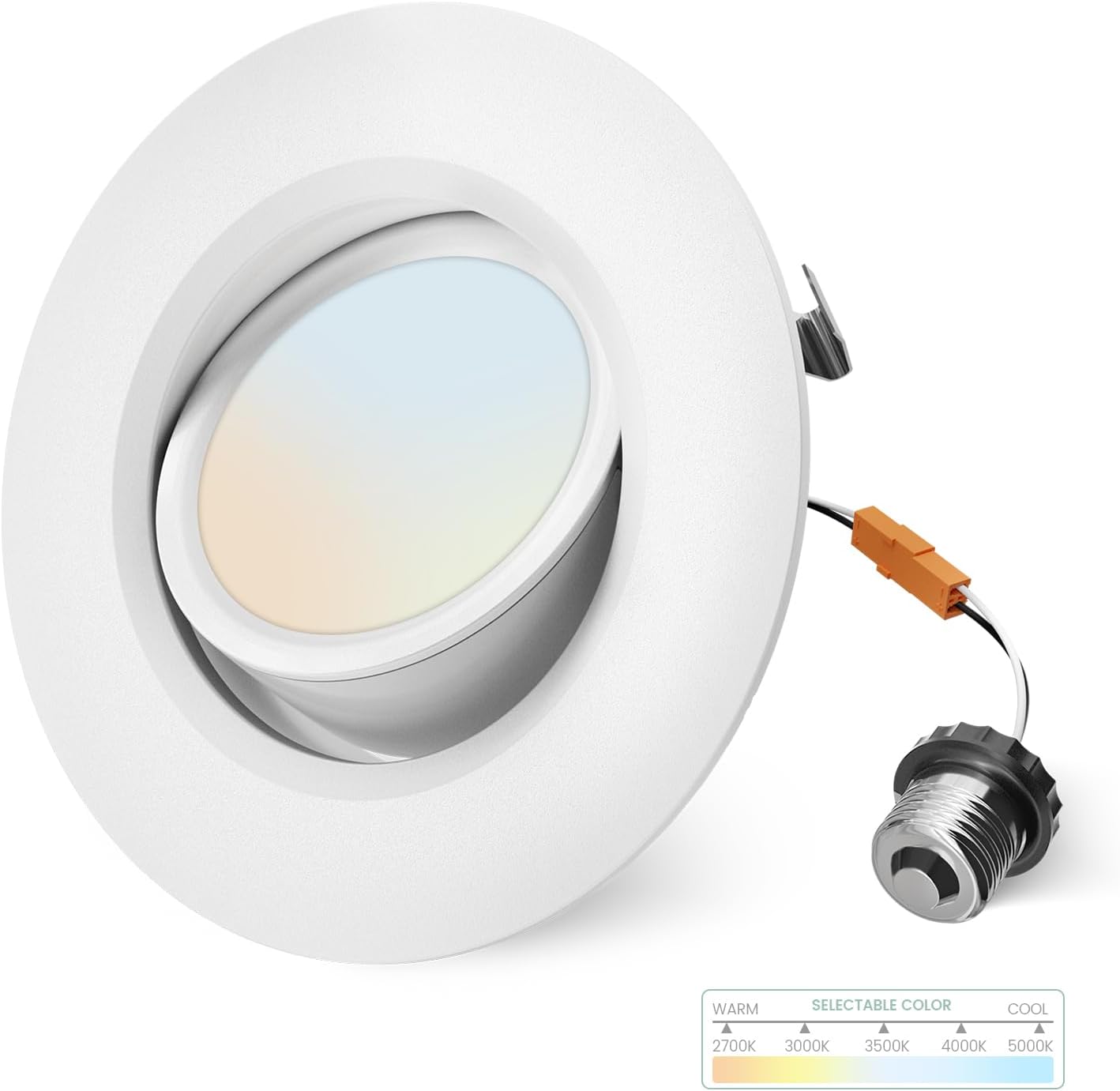 Gimbal 4pulg LED empotrado 2700K-5000K