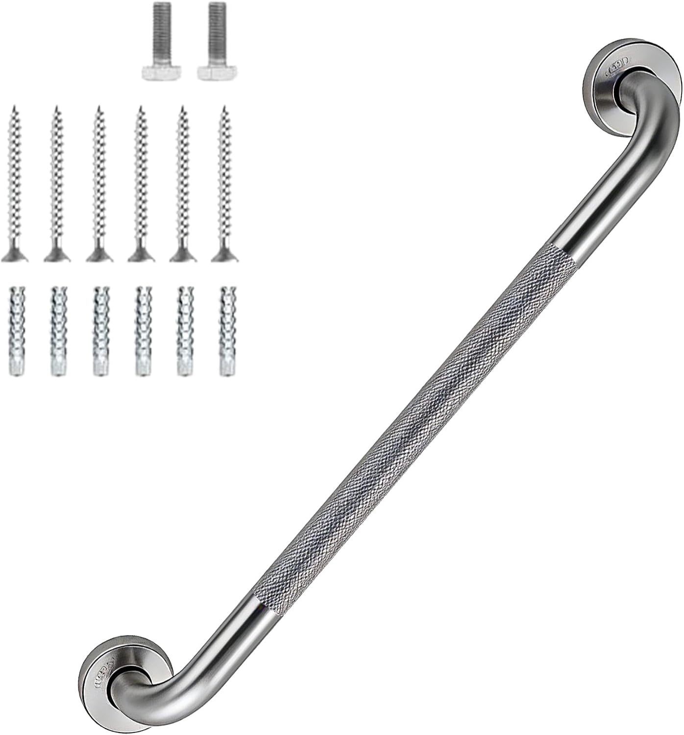 Barra agarre ducha 24pulg acero inox 304 antideslizante
