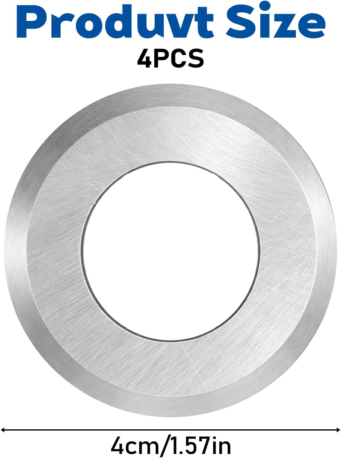 4 Pzas Cuchillas Tungsteno Pelacables Repuesto Plateado