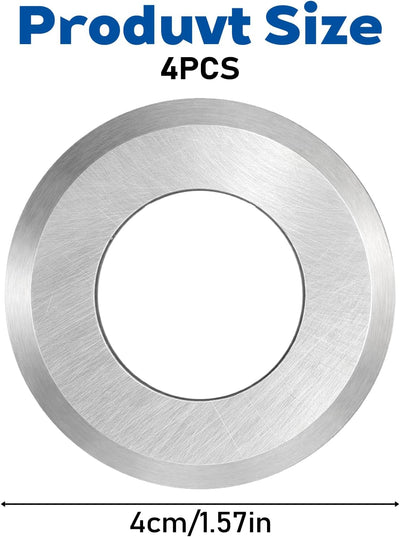 4 Pzas Cuchillas Tungsteno Pelacables Repuesto Plateado