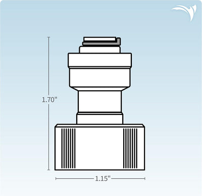Conector grifo manguera jardín 1/4" pack 2