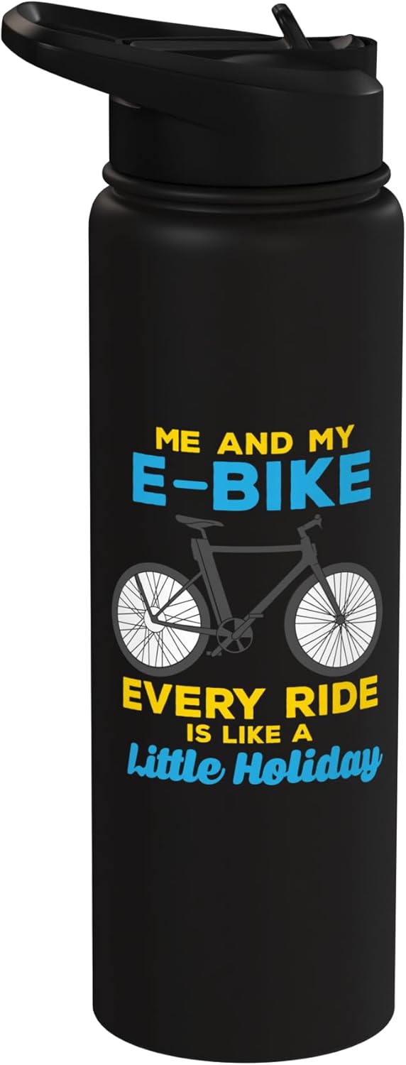 Botella térmica acero inox para ciclista e-bike