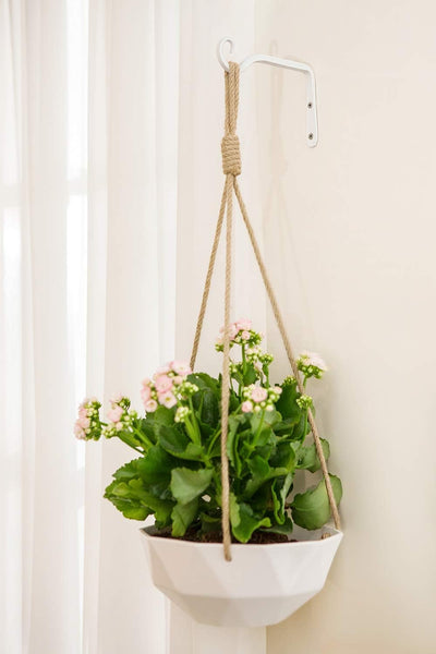 Soporte plantas colgantes 6pulg gancho metal decorativo hogar