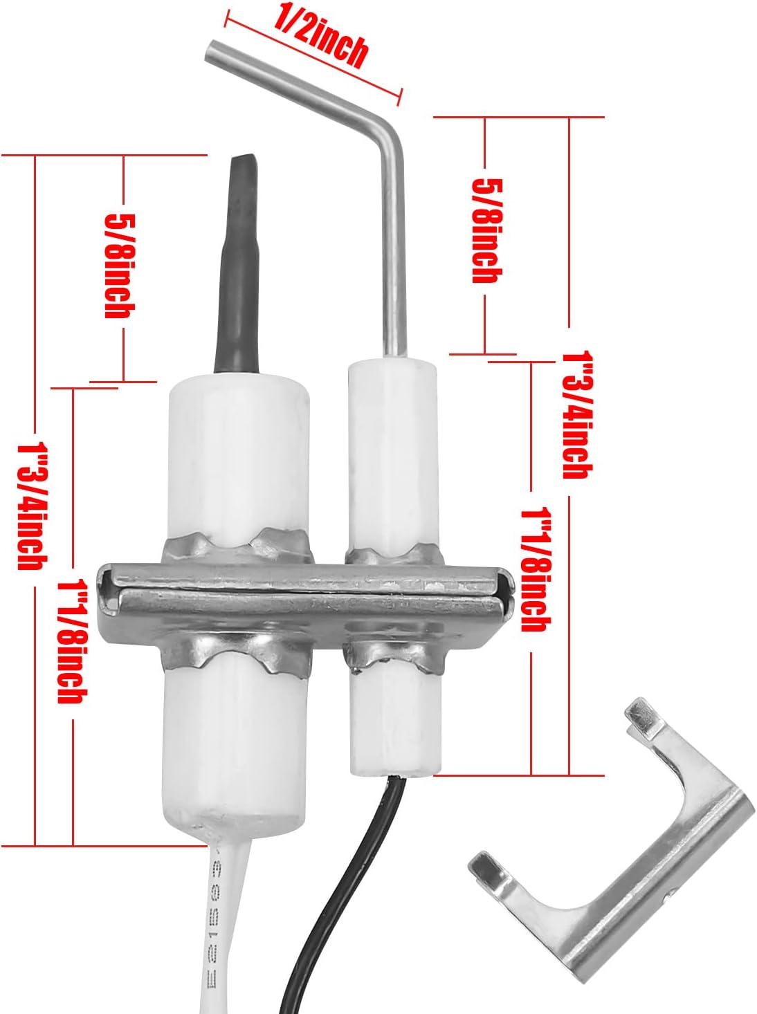Encendedor sensor llama 24V reemplazo Honeywell Q3400A1024
