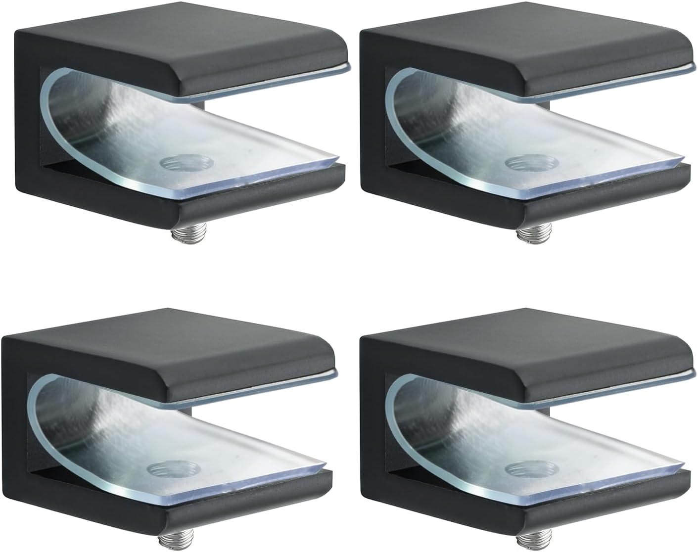 Soportes vidrio ajustables para ducha acero inox 8-0.472pulg