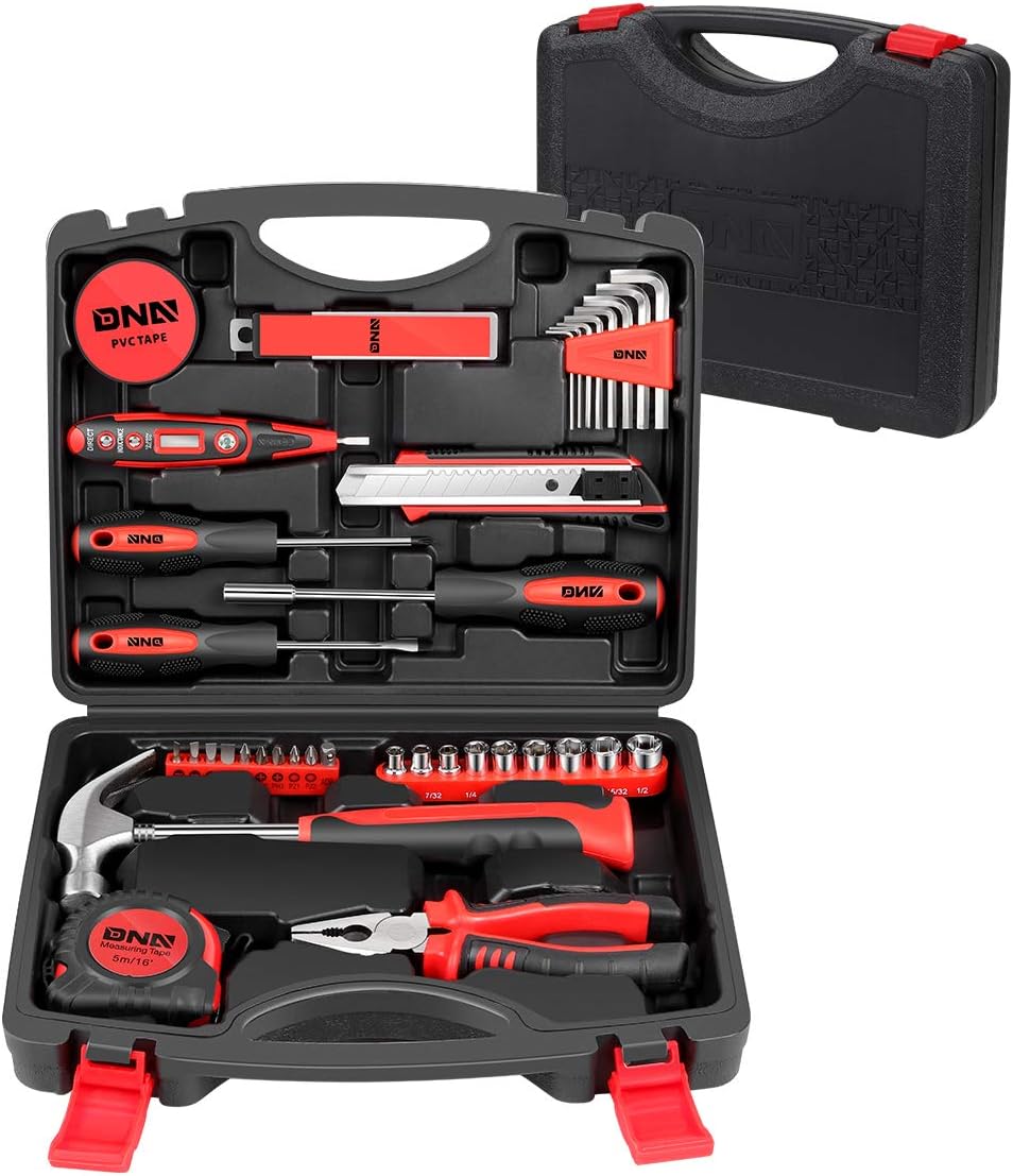Kit herramientas mano 39uds doméstico transportable
