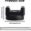6 Pzas Base Magnética Soporte Cable Negro Multiuso