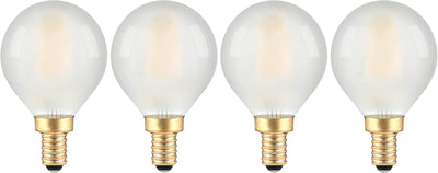 Bombilla LED E12 regulable blanco cálido 2700K 2W para dormitorio