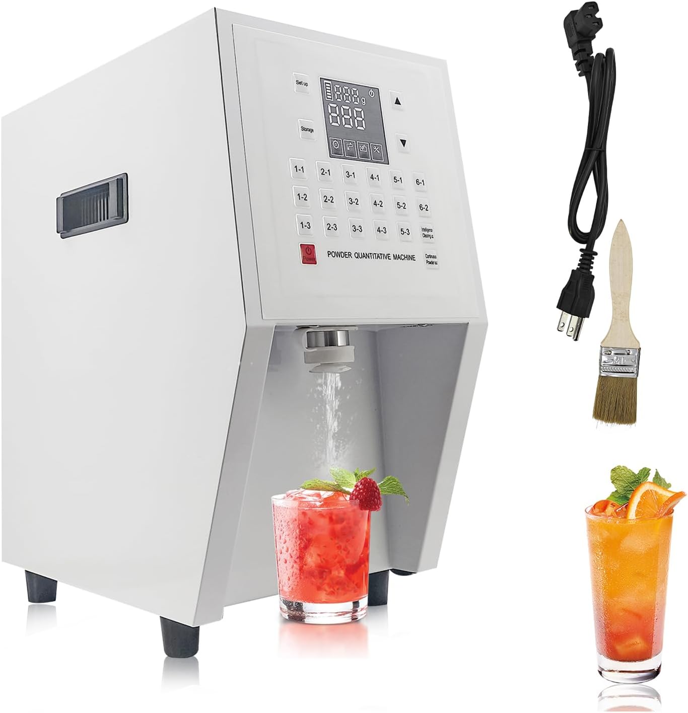 Dispensador polvo automático 110V 3.5L uso comercial