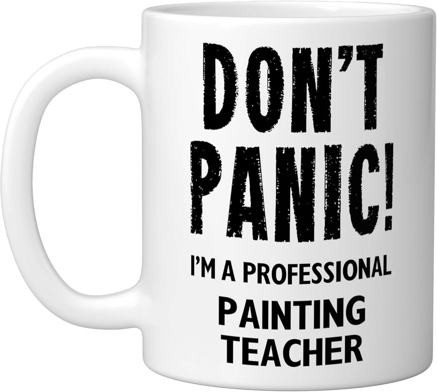Taza Cerámica para Profesor Blanca