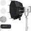 Caja luz parabólica 18pulg comp GODOX M200D Aputure LS60d