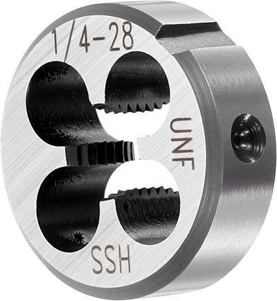 Troquel roscado UNF 1/4-28 acero veloz para inox