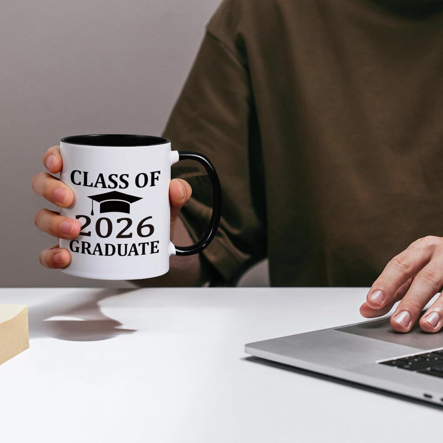 Taza de graduado para él y ella clase 26, regalo de secundaria y universidad