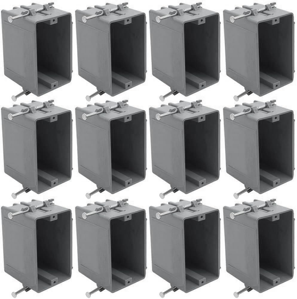 Caja salida eléctrica pared gris 18 pulg cubicas