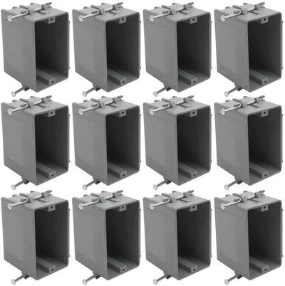 Caja salida eléctrica pared gris 18 pulg cubicas