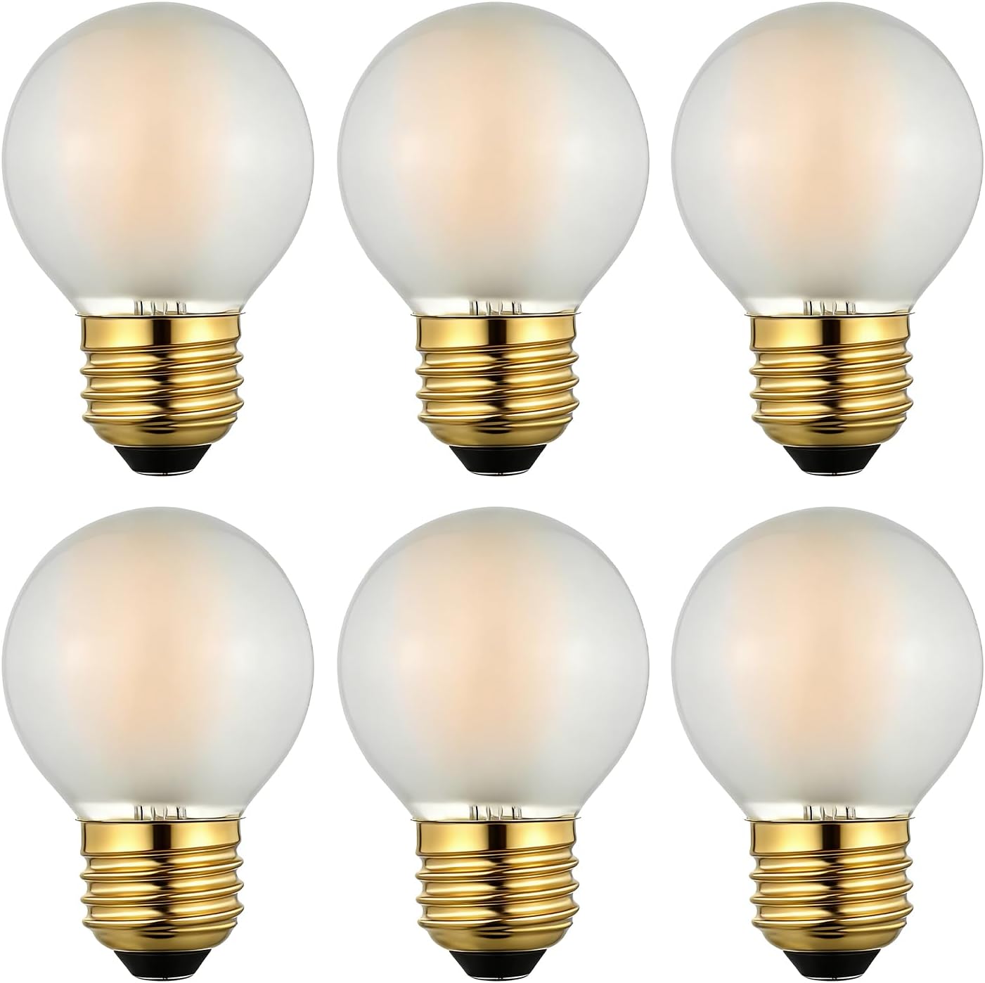 Bombilla LED filamento G16.5 E26 3000K vidrio esmerilado