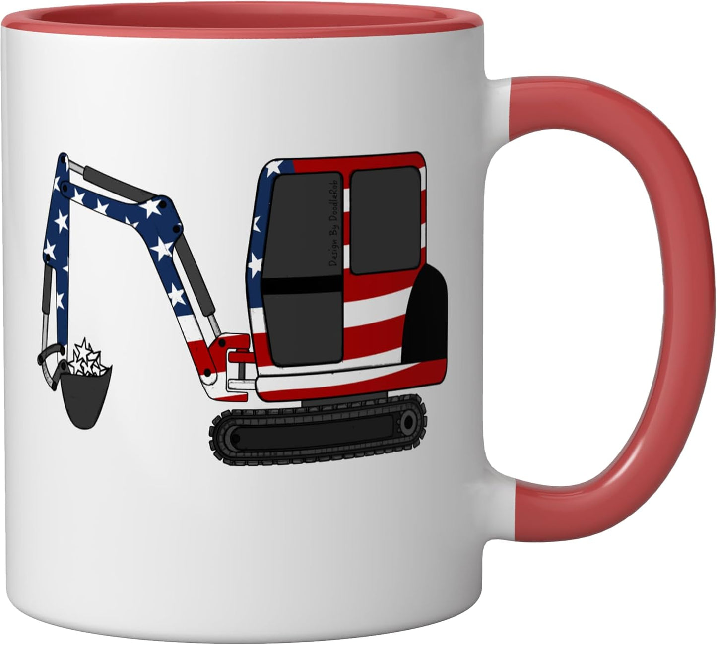 Taza cerámica Digger USA Flag 4th July Patriótico