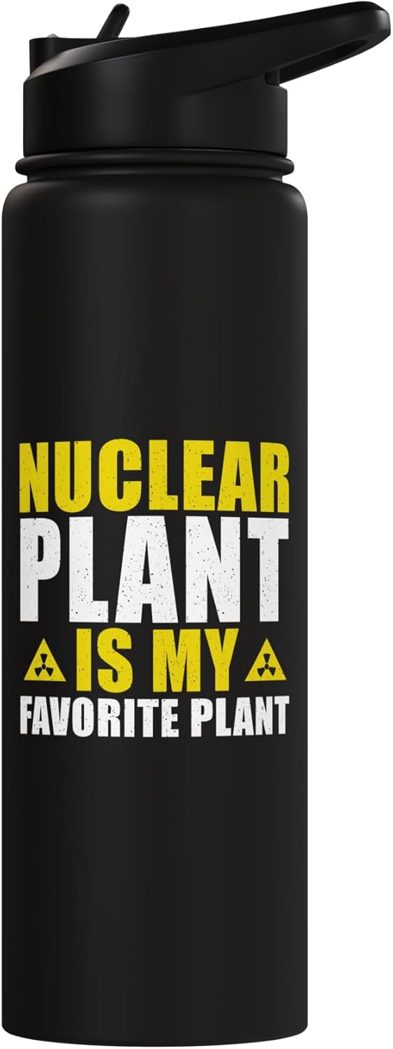 Botella de agua aislada de acero inoxidable ingeniero nuclear
