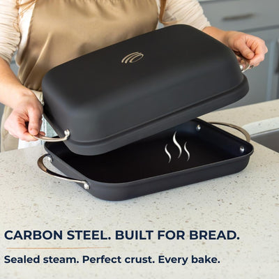 Horno Holandés Acero Carbono Pan Masa Madre Correa Silicona