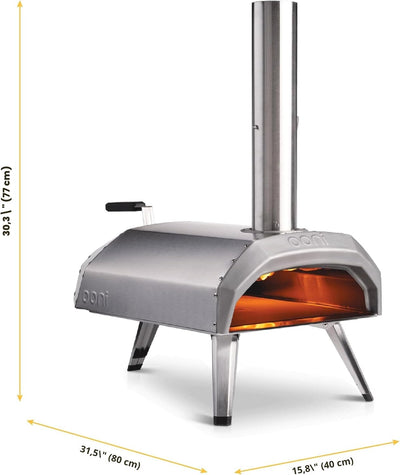 Horno pizza portátil Ooni Karu 12 leña y gas 30cm