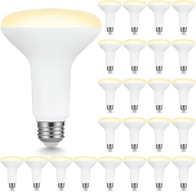 Pack 24 Bombillas LED BR30 E26 Blanco Suave