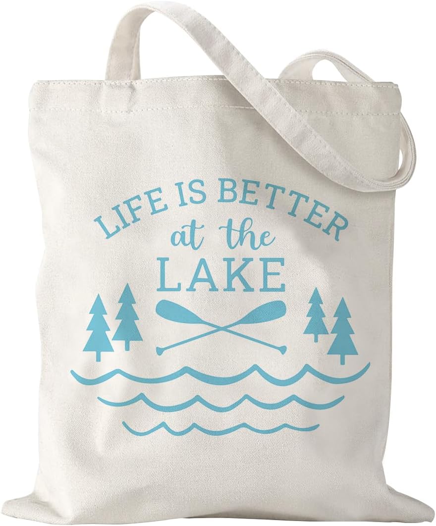 Bolsa de mano de lona para mujer Lake Life