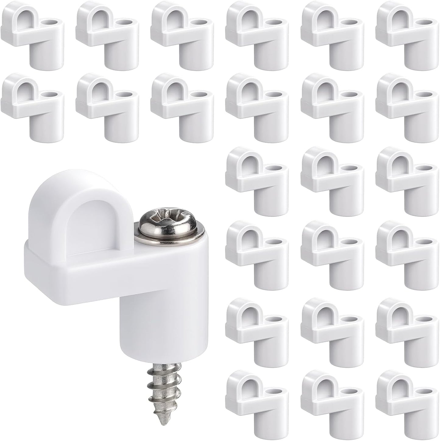 Clip pantalla ventana 3/8pulg comp set 24 resistentes viento