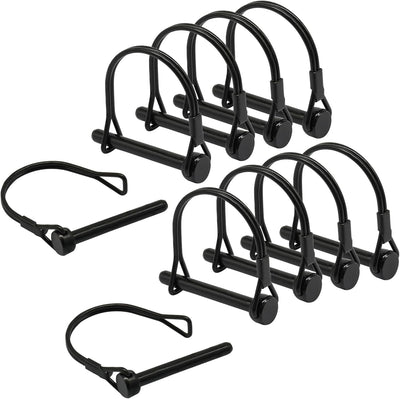 Pasadores bloqueo negro 1/4x2 pulg resistentes tractor