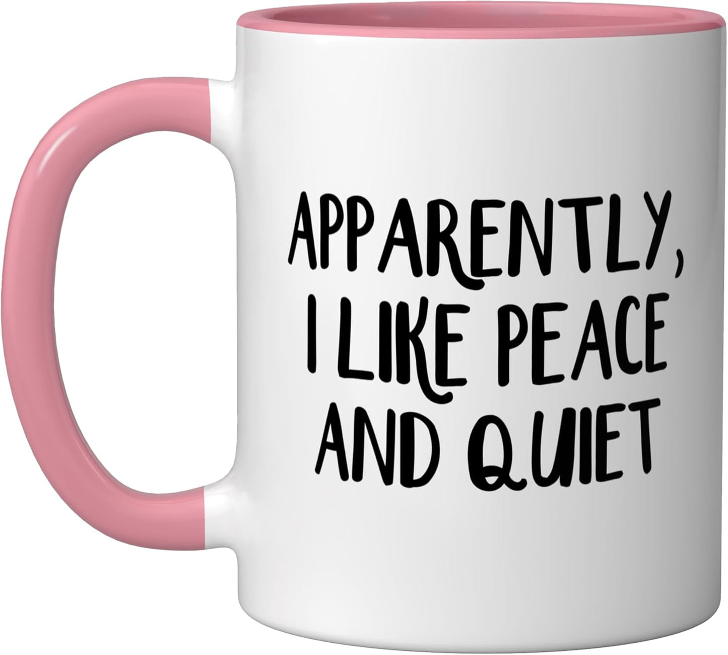 Taza Cerámica Rosa/Blanca
