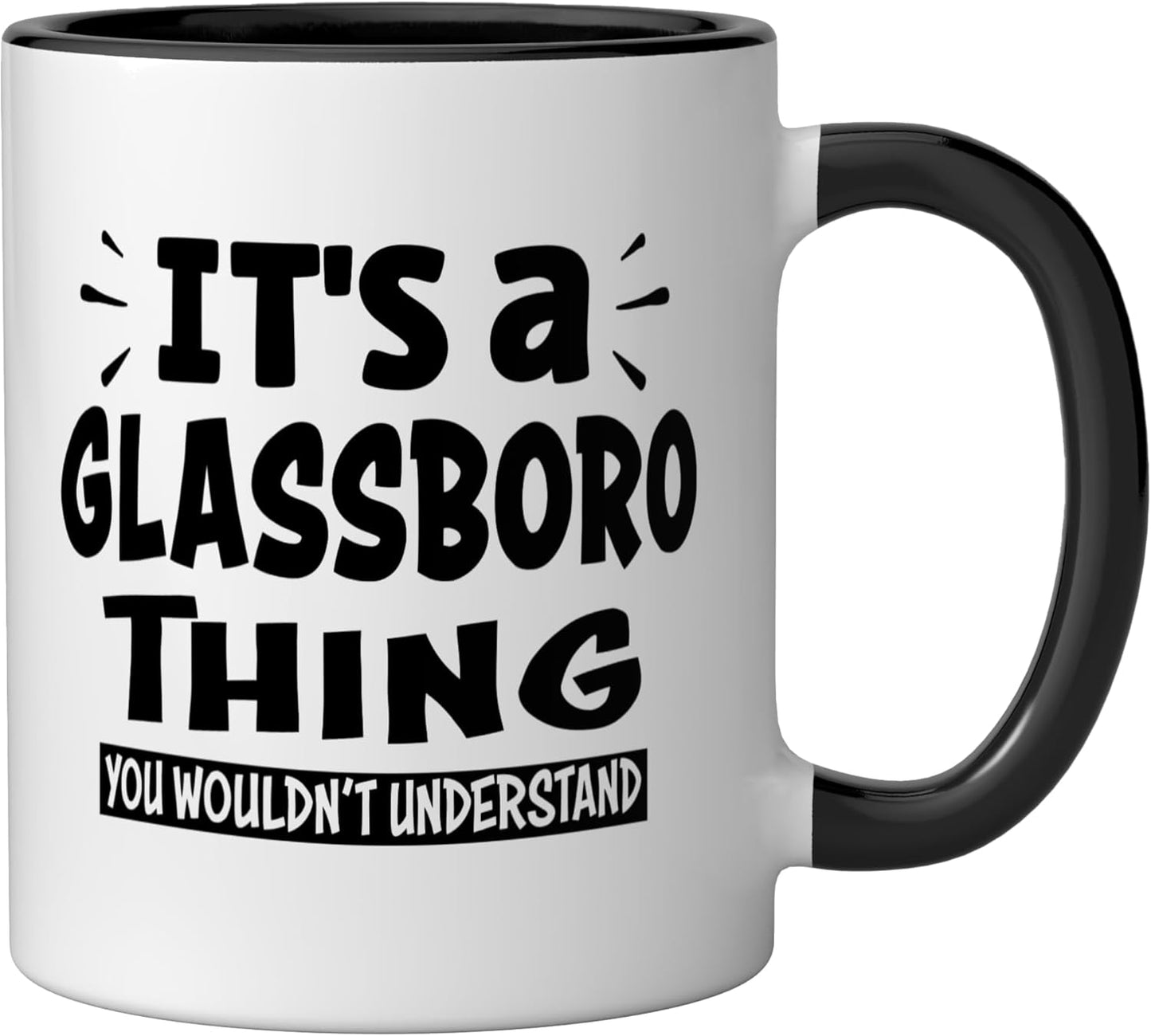 Taza cerámica Glassboro Lovers Thing You Wouldn't Understand negra/blanca