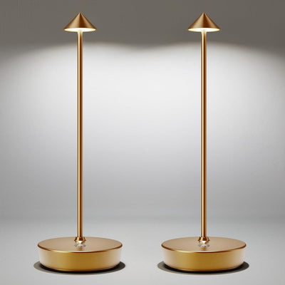 Lámpara mesa LED inalámbrica recargable 3 colores tactil