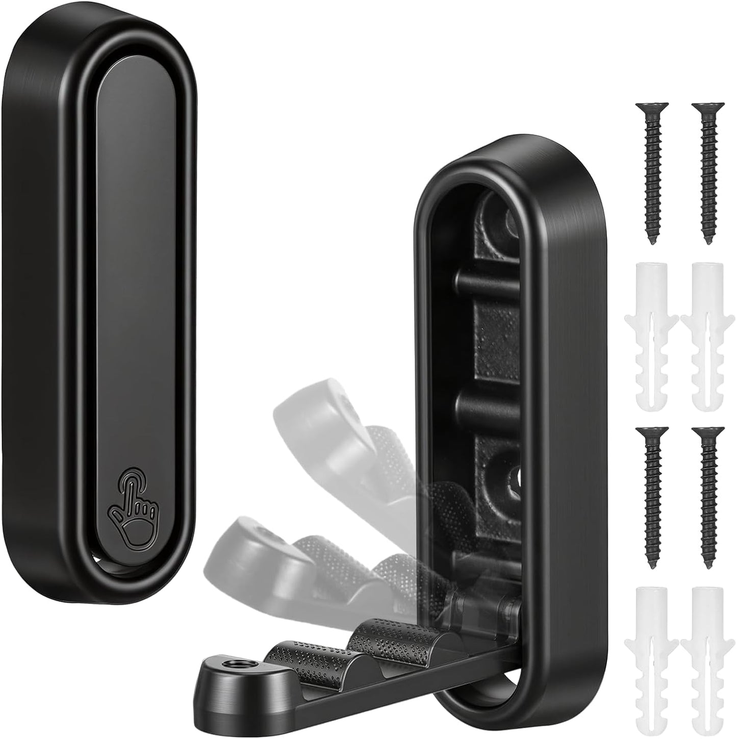 Ganchos plegables para abrigos y accesorios 2 Pzas
