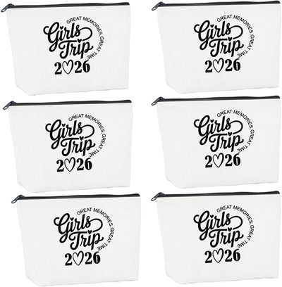 Bolsas maquillaje para viaje 6 Pzas regalo mujer