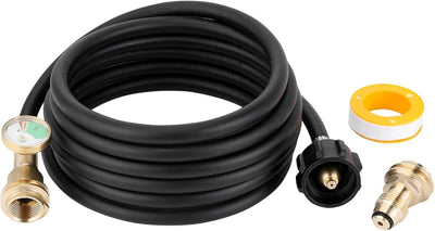 Manguera extensión tanque propano 12ft adaptador POL LP QCC1