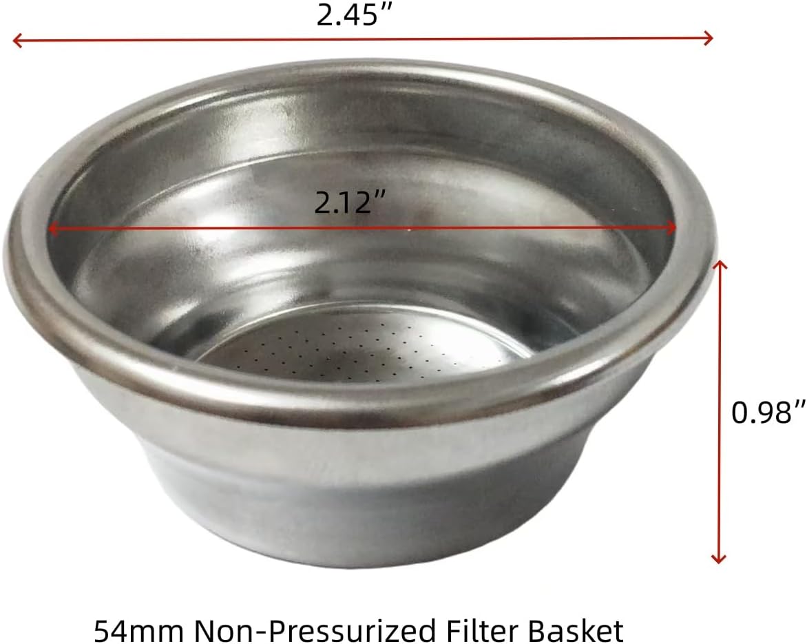 Cesta filtro acero inox 2.126pulg 0.35oz para espresso
