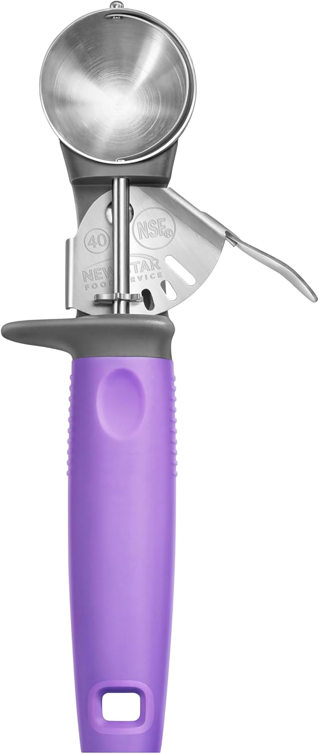 Cuchara acero inox 18-8 NSF certificado mango morado