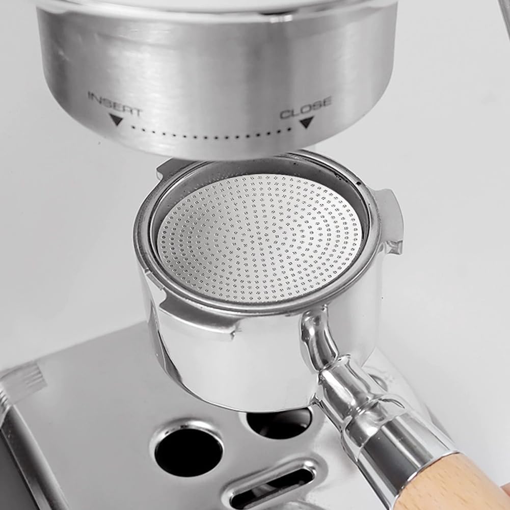 Pantalla de disco de espresso de acero inoxidable 3 piezas filtro reutilizable