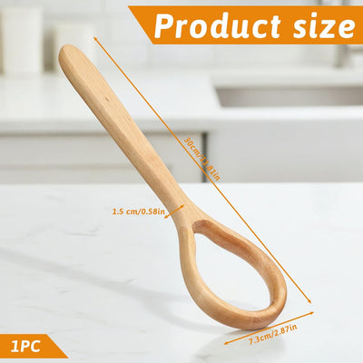 Batidor masa 12pulg madera herramienta masa madre hornear pan
